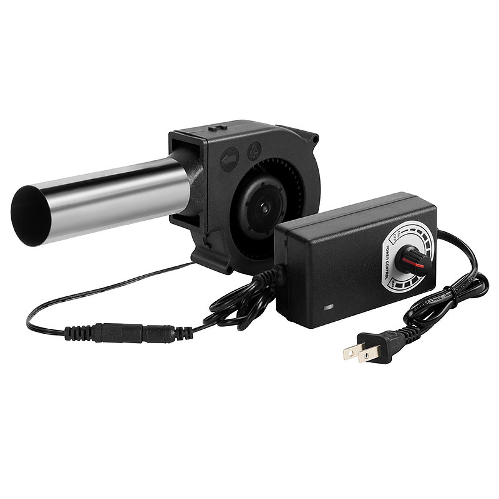 Camping Cooking Bbq - BBQ ブロワーファン キャンプツール スピードコントローラーアクセサリー付き 軽量エアブロワー ハイキング
