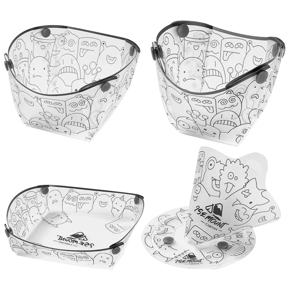 Camping Cooking Dishes - PP 折りたたみ食器ポータブルキャンプ食器セットボウル/カップ/プレート/コーヒードリップフィルター折りたたみ可能キャンプハイキング旅行