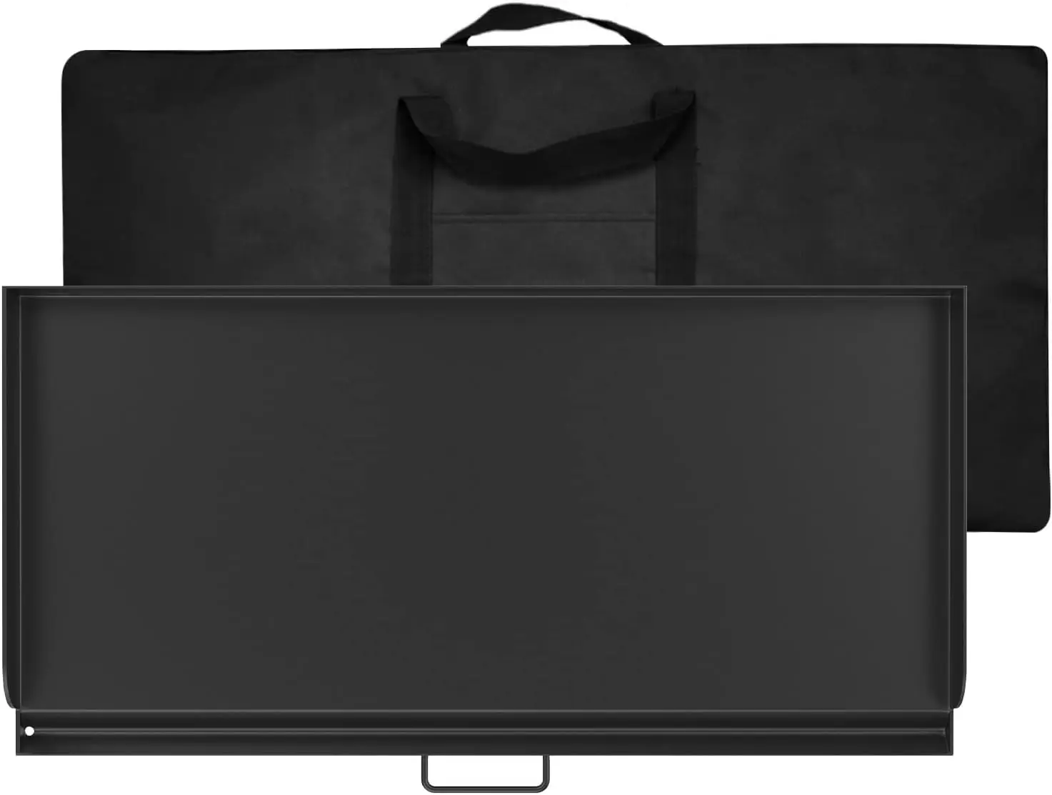 Camping Cooking Flat Top - キャンプシェフ用グリドル 14インチ 2バーナー ストーブ クッキングシステム、プロ仕様の炭素鋼製フラットトップグリドル、キャンプ用キャリーバッグ付き