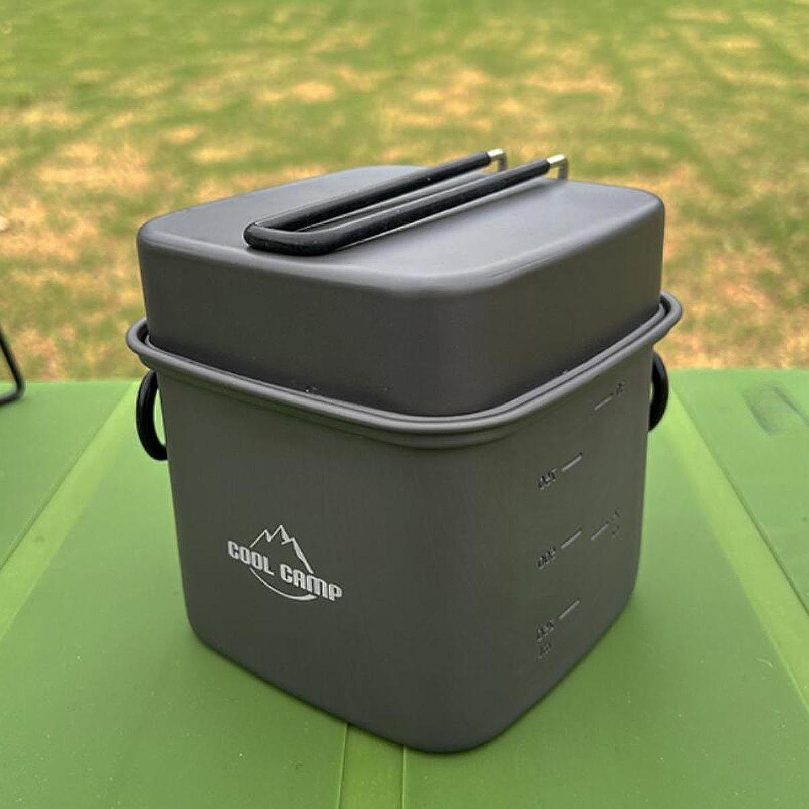 Camping Cooking Pots And Pans - キャンプ用調理器具セット フライパン 旅行用 軽量 キャンプ ハイキング