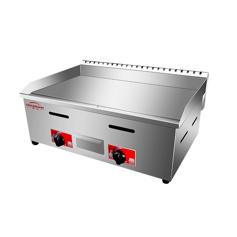 Camping Cooking Flat Top - 卓上バーベキューグリル、ステンレス製フラットトップガス鉄板焼きグリル、屋外キャンプ、パンケーキやバーガーの調理に最適