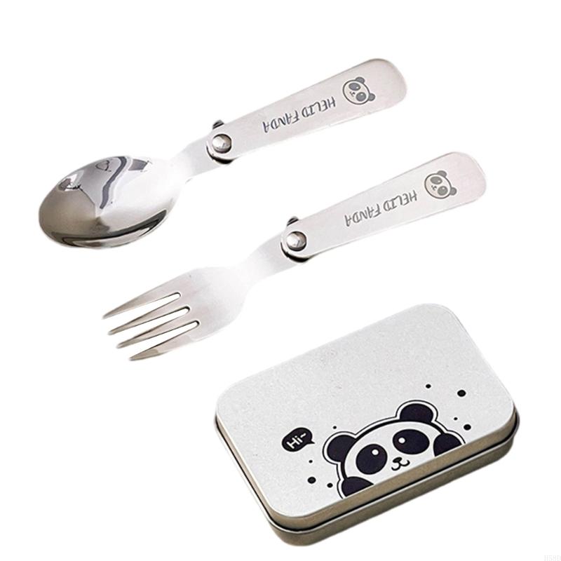アウトドア折りたたみキャンプカトラリーセットフォークスプーン - Camping Cooking Utensils Storage のレビューと価格