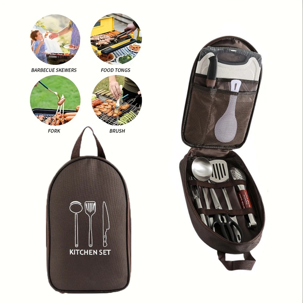 ポータブルアウトドアクックバッグ キャンプ収納バッグ ポータ - Camping Cooking Windscreen のレビューと価格