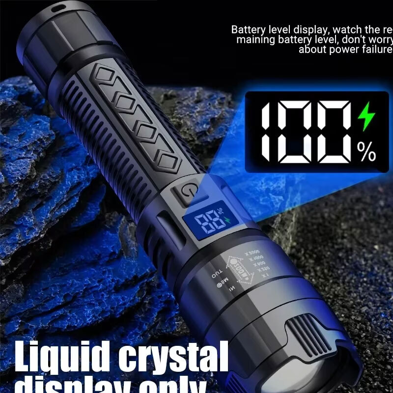 高強力パワー LED 懐中電灯 2000LM 戦術トーチ デ - Camping Cooking Fish のレビューと価格