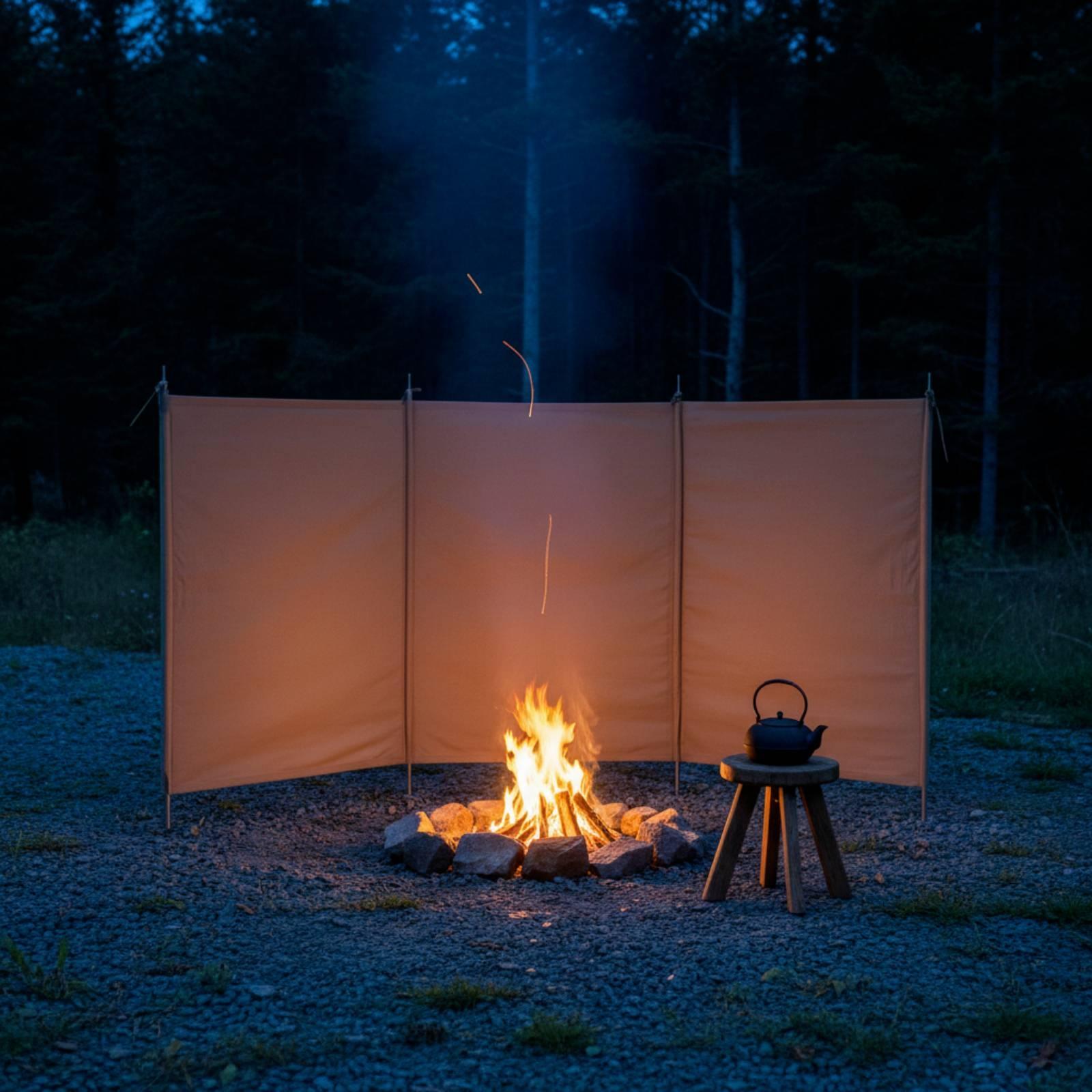 折りたたみ式キャンプ用風よけスクリーン、屋外調理用風よけテン - Camping Cooking Windscreen のレビューと価格