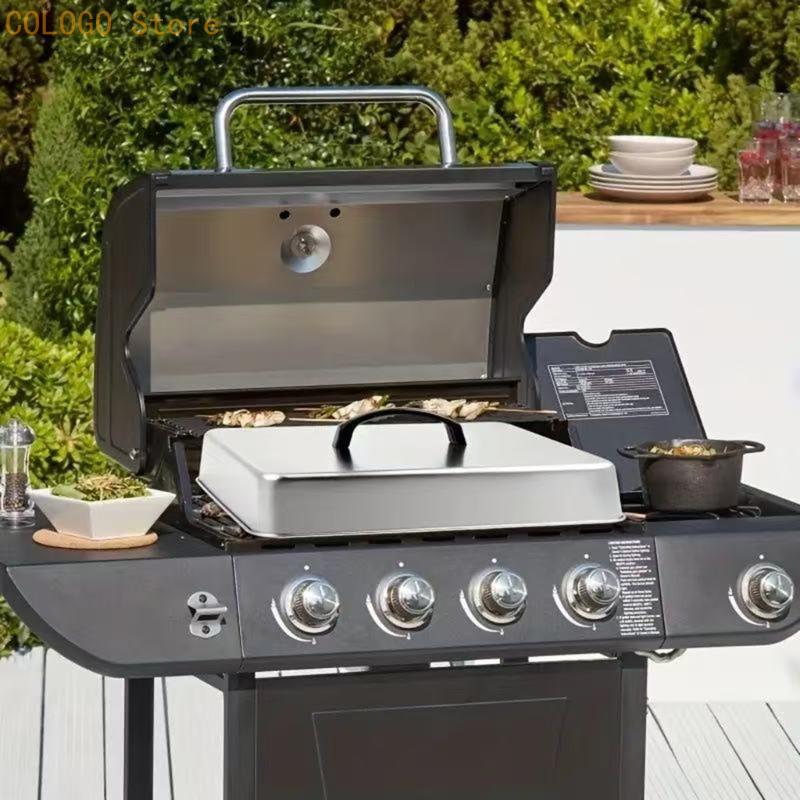 フラットトップ調理および密閉された温かい食品用の正方形フード - Camping Cooking Flat Top のレビューと価格
