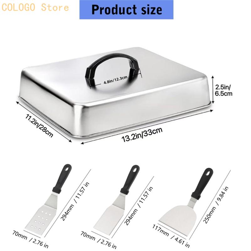 フラットトップ調理および密閉された温かい食品用の正方形フード - Camping Cooking Flat Top のレビューと価格