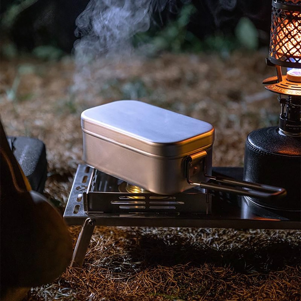 超軽量食器 キャンプ調理器具 ランチボックス 調理鍋 ピクニ - Camping Hiking Cooking のレビューと価格