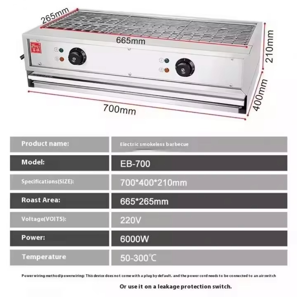 ステンレススチール製スナックマシン、EB700バーベキューグ - Camping Cooking Equipment Electric のレビューと価格