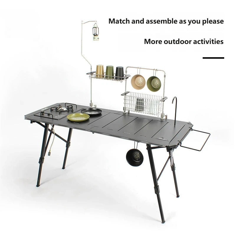 ポータブルアルミ合金 Igt テーブル屋外キャンプ折りたたみ - Camping Cooking Bbq のレビューと価格