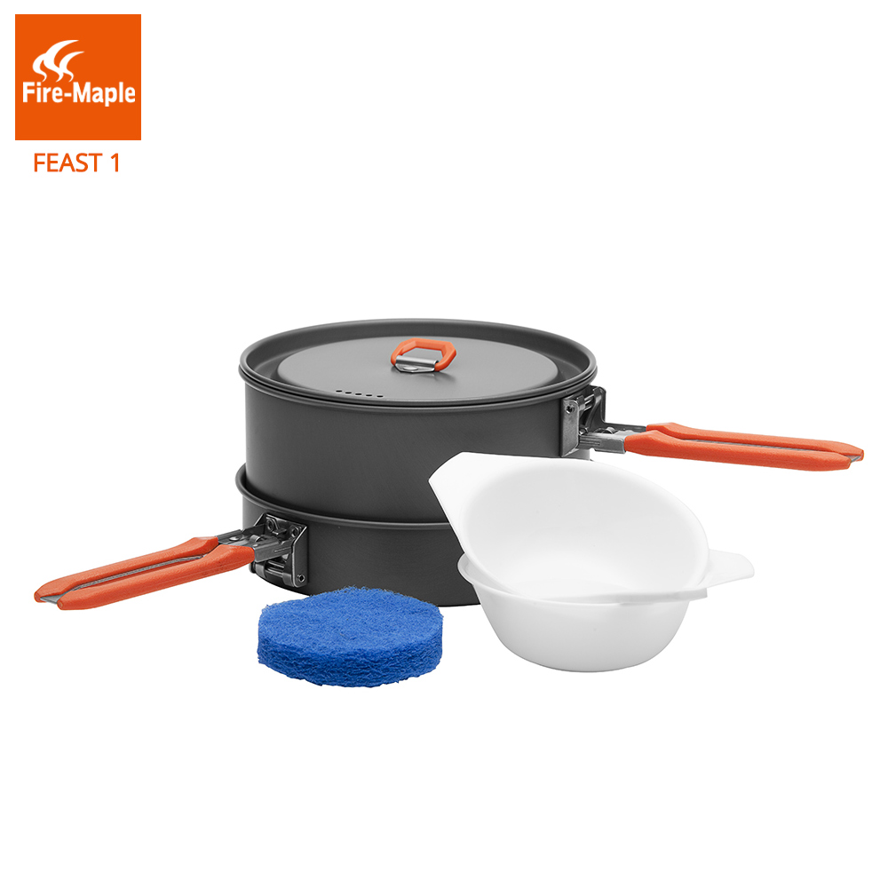 ファイヤーマプル祭1屋外キャンプハイキング調理器具バックパッ - Camping Cooking Pots And Pans のレビューと価格