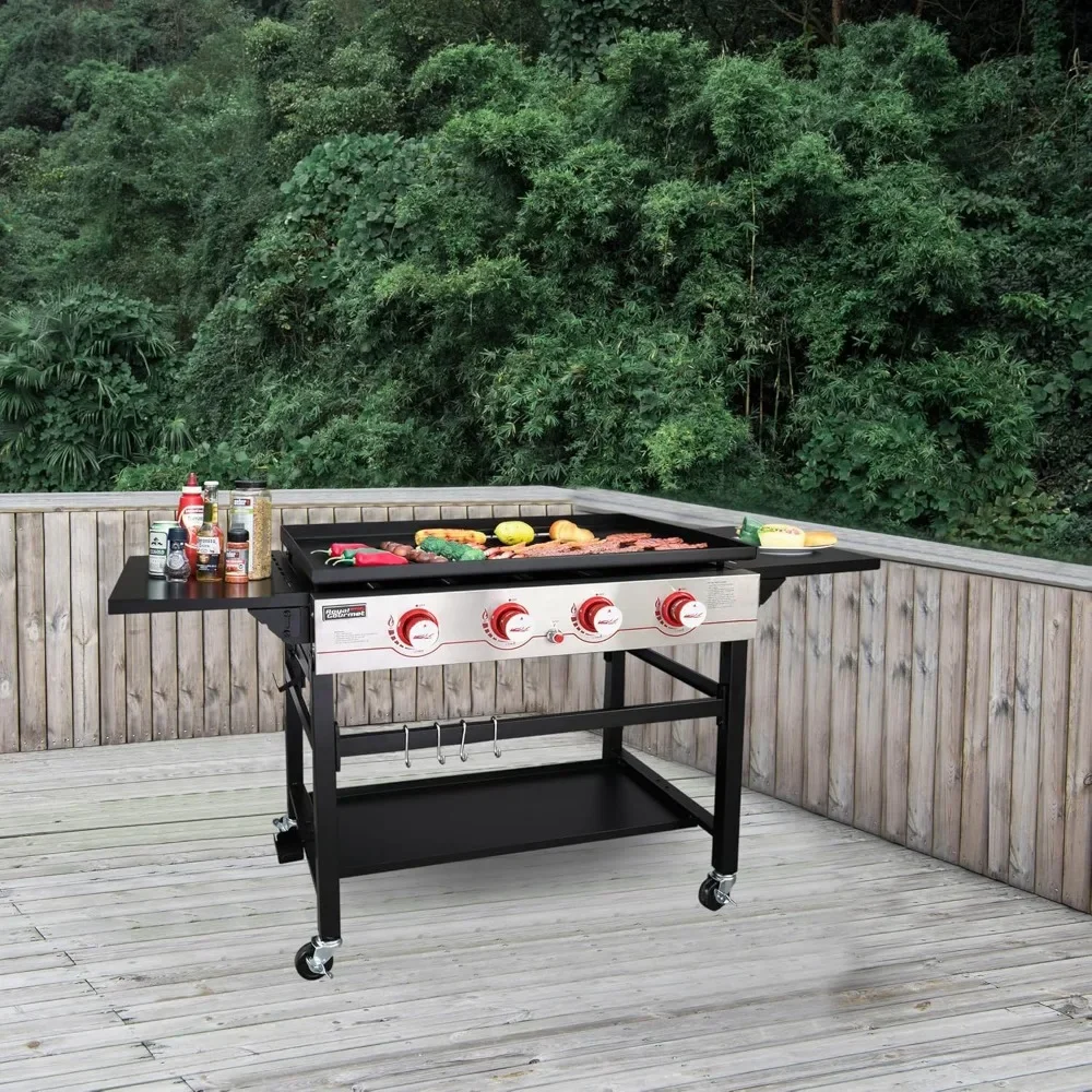 # 36インチ 4バーナー フラットトップ プロパン グリル - Camping Cooking Flat Top のレビューと価格