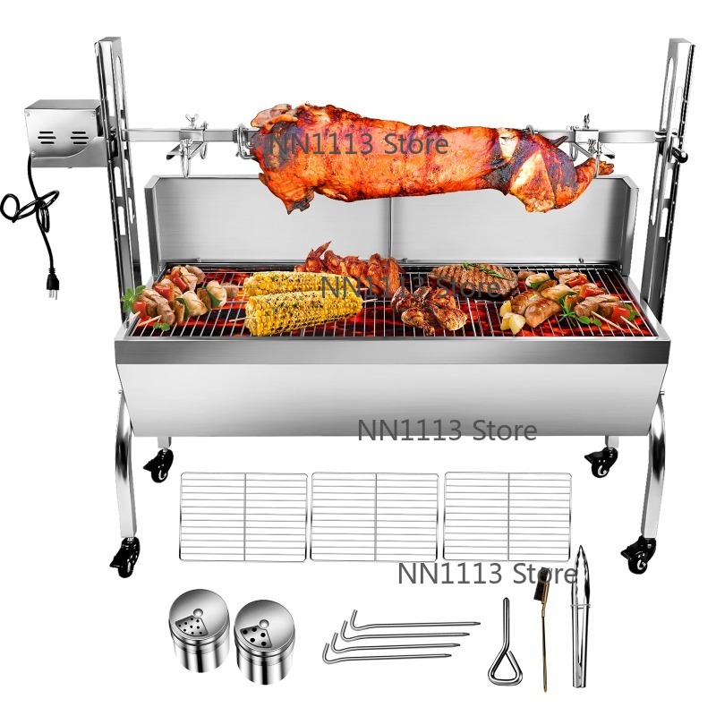新型デザイン バーベキューグリル ロースター 回転式ロティサ - Camping Cooking Equipment Electric のレビューと価格