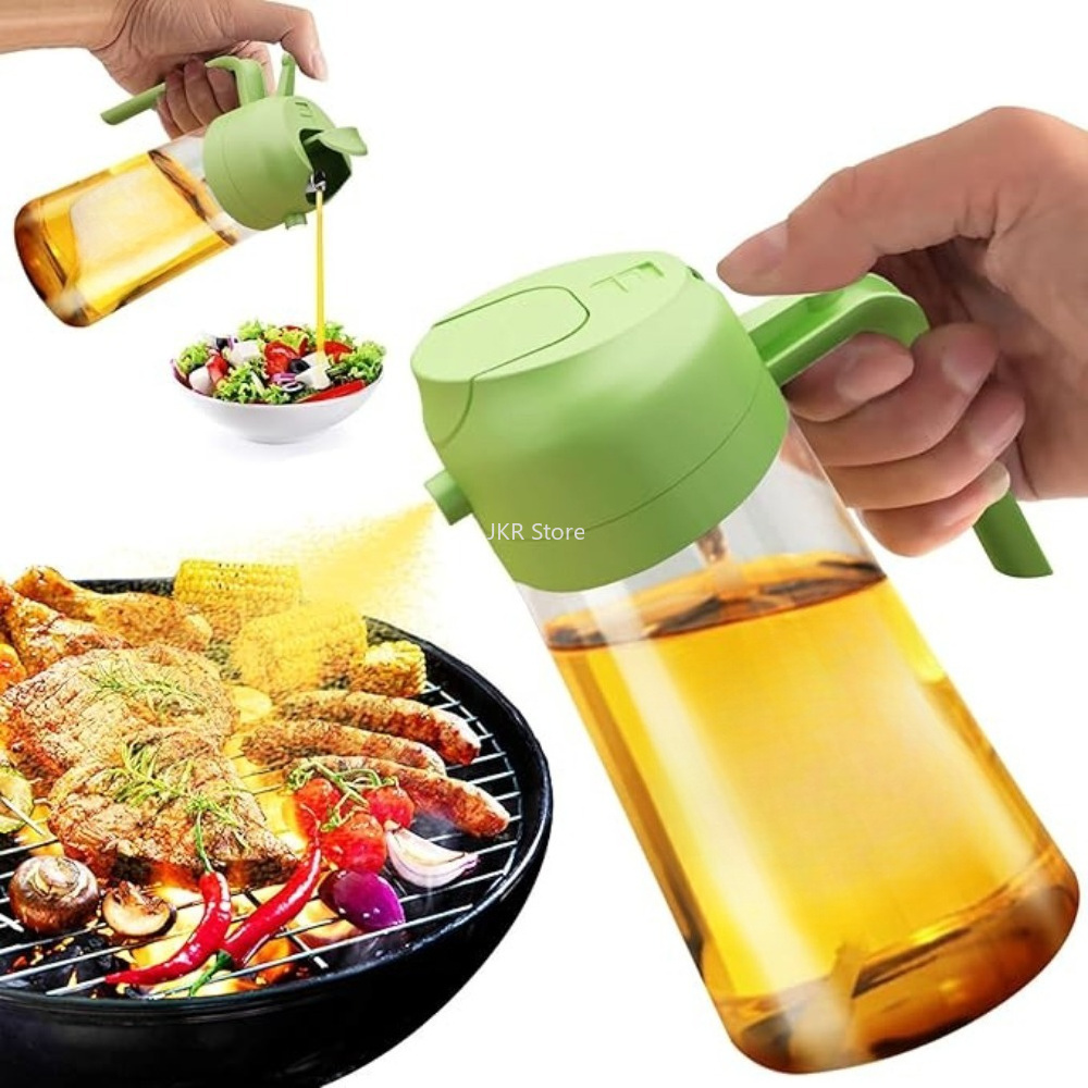 2 in 1 オリーブオイルスプレーディスペンサーボトル 大 - Camping Cooking Bbq のレビューと価格