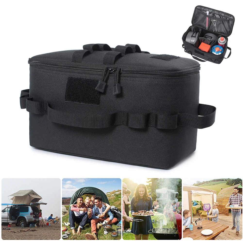 戦術的なポーチキャンプ収納袋調理器具オーガナイザーポータブル - Camping Cooking Utensils Storage のレビューと価格