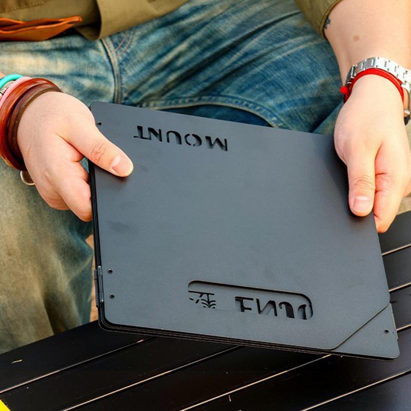 二つ折りガスストーブウィンドシールド、屋外ピクニッククッキン - Camping Cooking Windscreen のレビューと価格