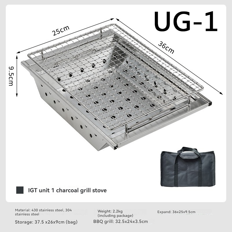 CAMPINGMOON UG-1 IGT カーボン グリル  - Camping Cooking Table With Windshield のレビューと価格