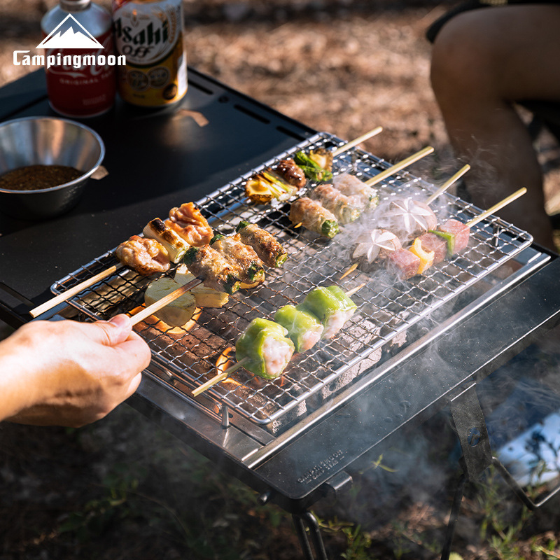 CAMPINGMOON UG-1 IGT カーボン グリル  - Camping Cooking Table With Windshield のレビューと価格