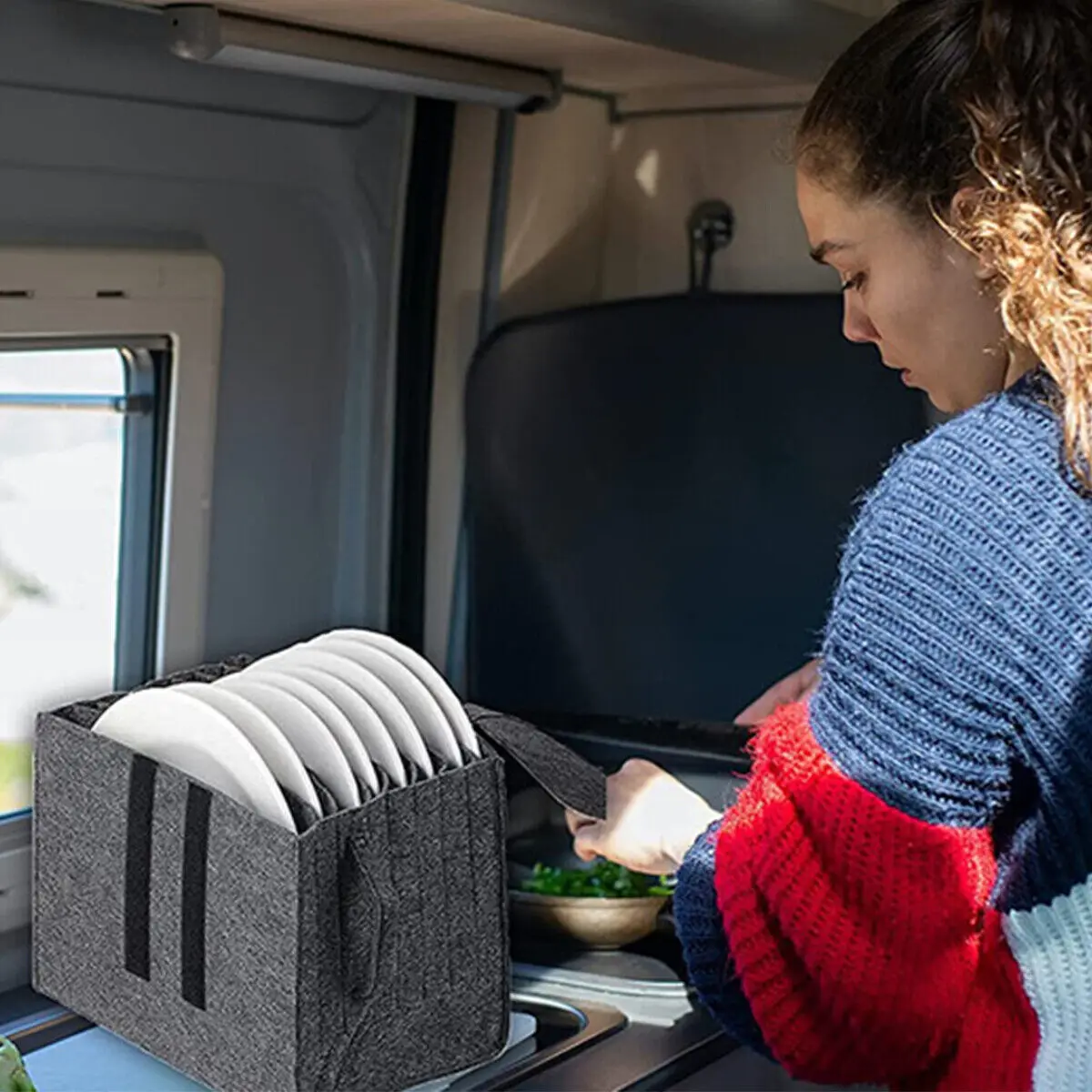 フェルトプレート皿カップ収納袋ホルダー厚みのあるキャンプ食器 - Camping Cooking Rack のレビューと価格