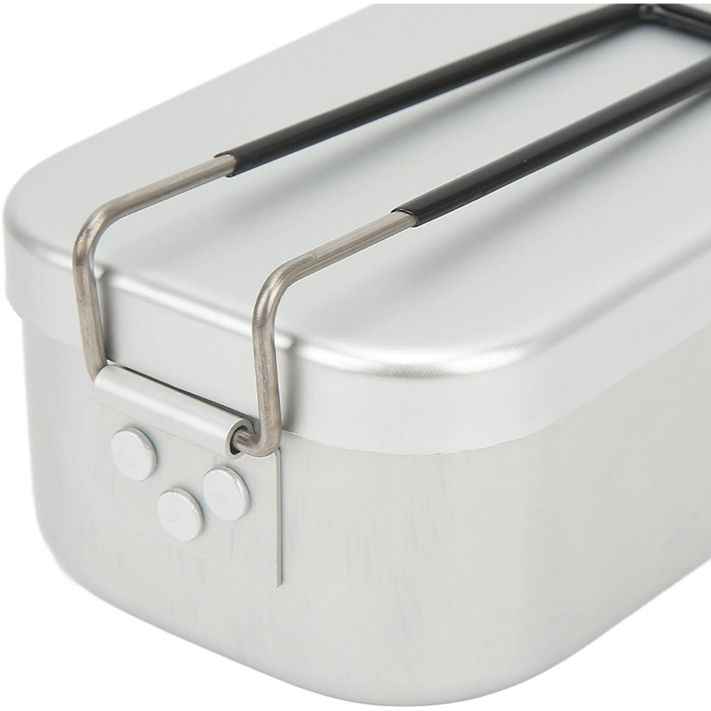 800 ミリリットルアルミ弁当箱屋外キャンプ調理器具食器折り - Camping Cooking Rack のレビューと価格