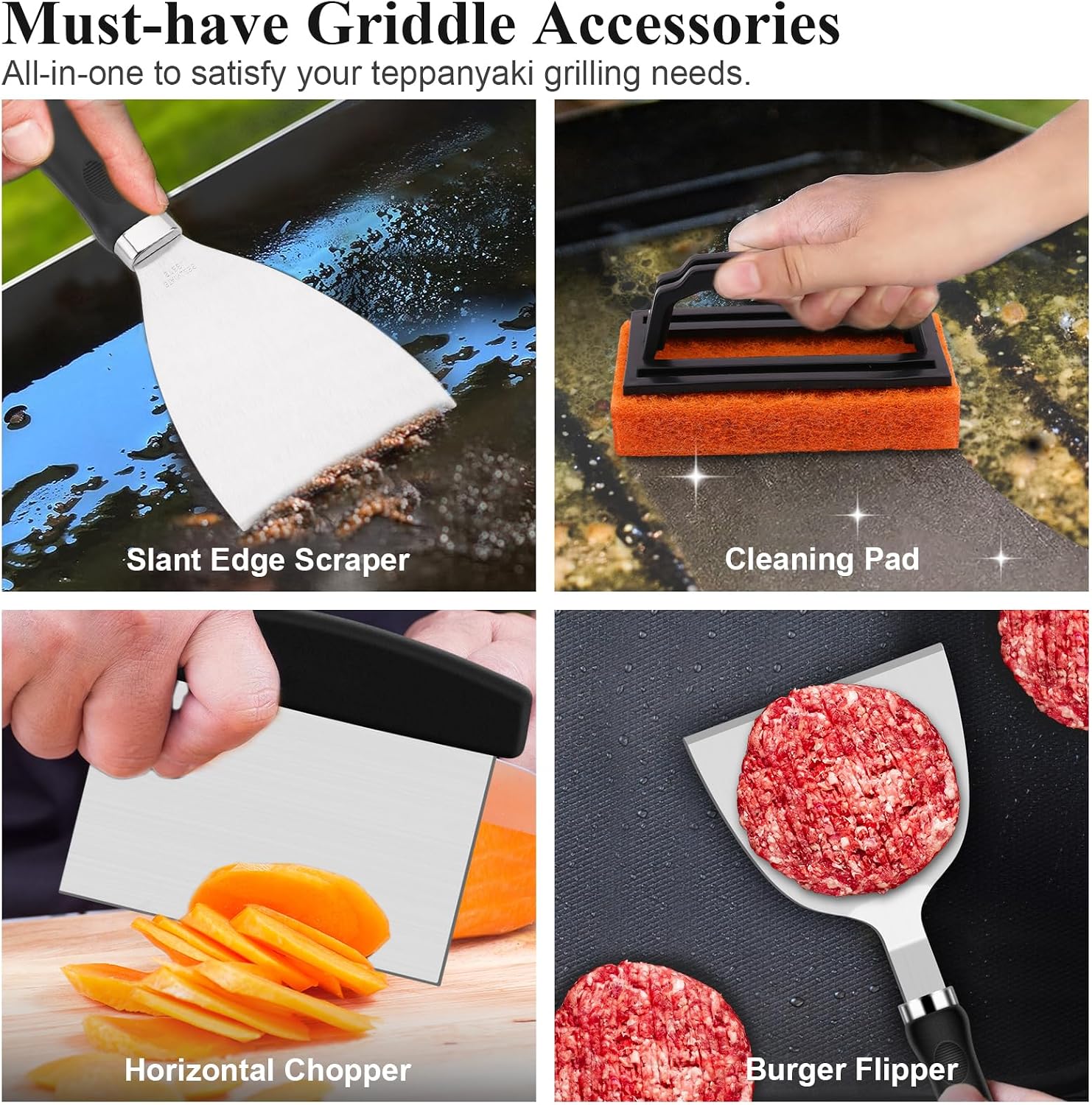 27点セット フラットトップグリドルアクセサリーキット 拡張 - Camping Cooking Flat Top のレビューと価格