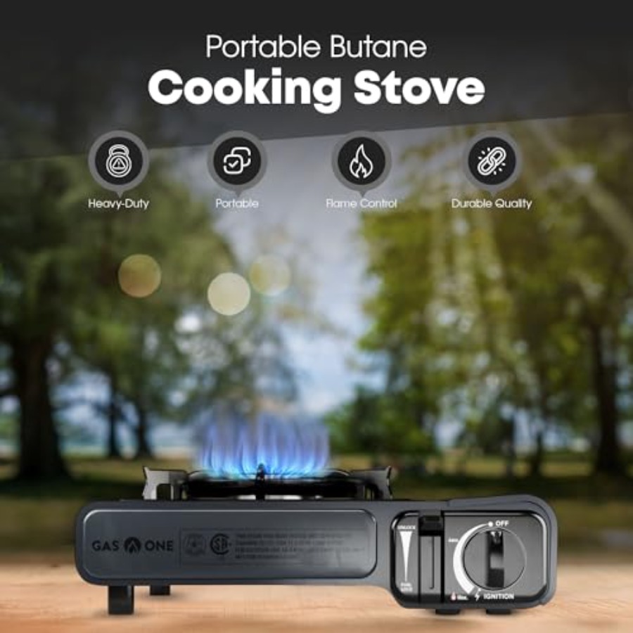 GasOne GS-1000G-KIT ブタンガスストーブ  - Camping Cooking Flat Top のレビューと価格