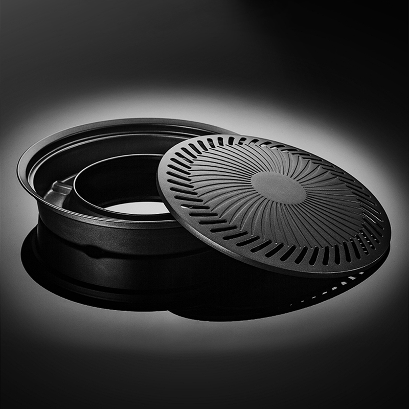 韓国ノンスティックバーベキュートレイ屋外カセットオーブングリ - Camping Cooking Flat Top のレビューと価格