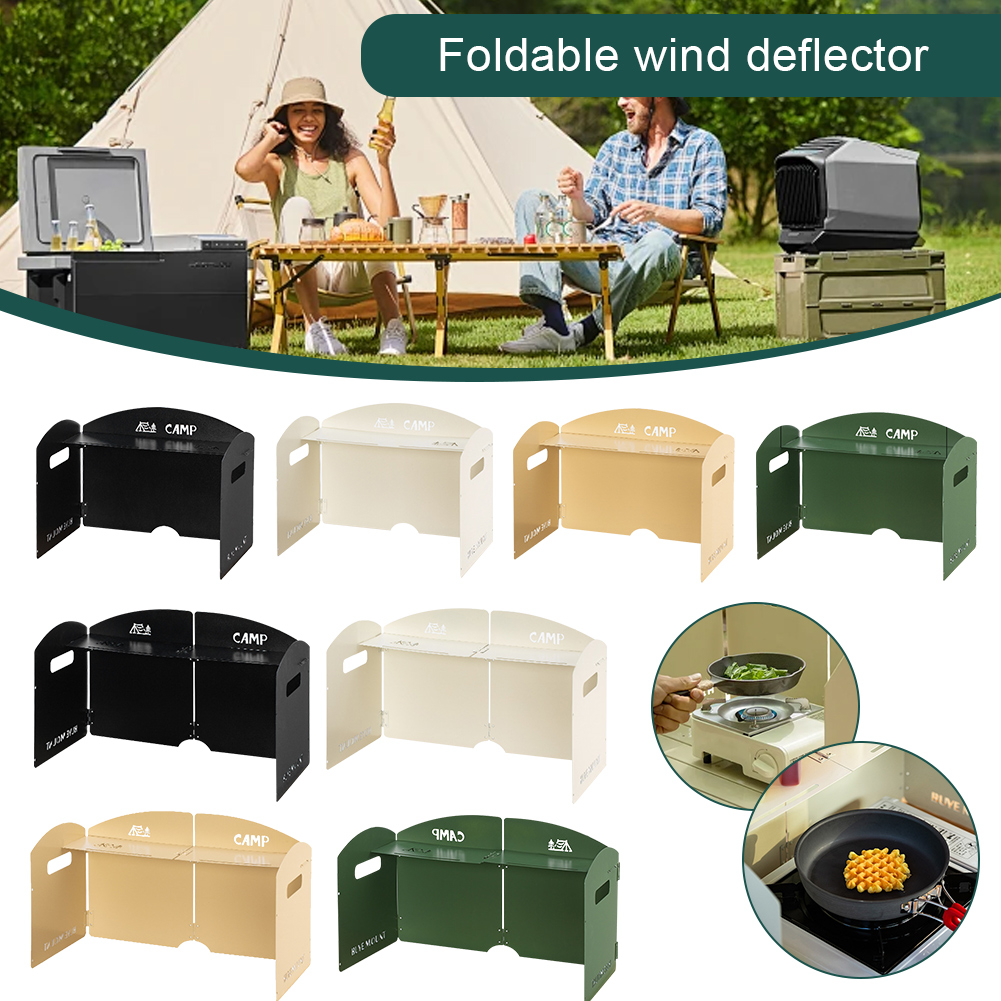 折りたたみ式ガスストーブ防風スクリーン 収納層付き 屋外ガス - Camping Cooking Windscreen のレビューと価格