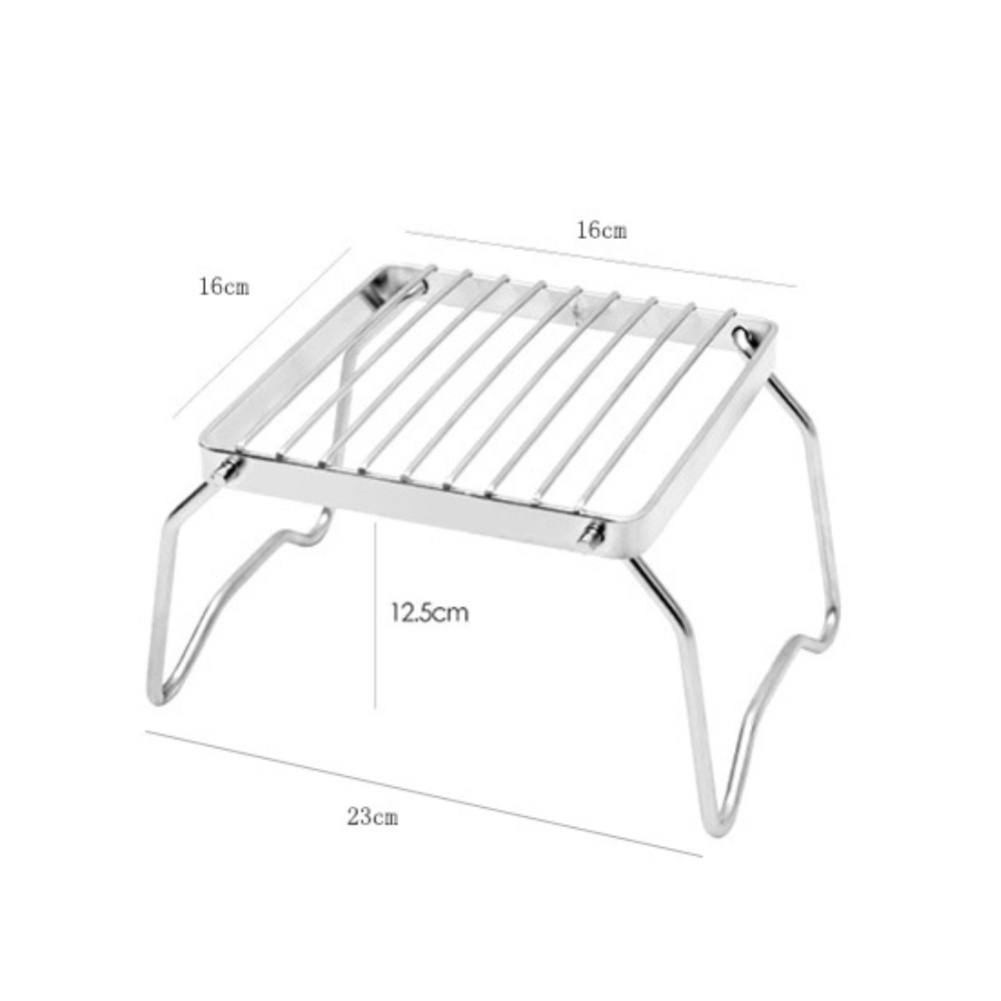 ミニキャンプストーブ用 キャンプストーブスタンド 調理用 バ - Camping Cooking Rack のレビューと価格