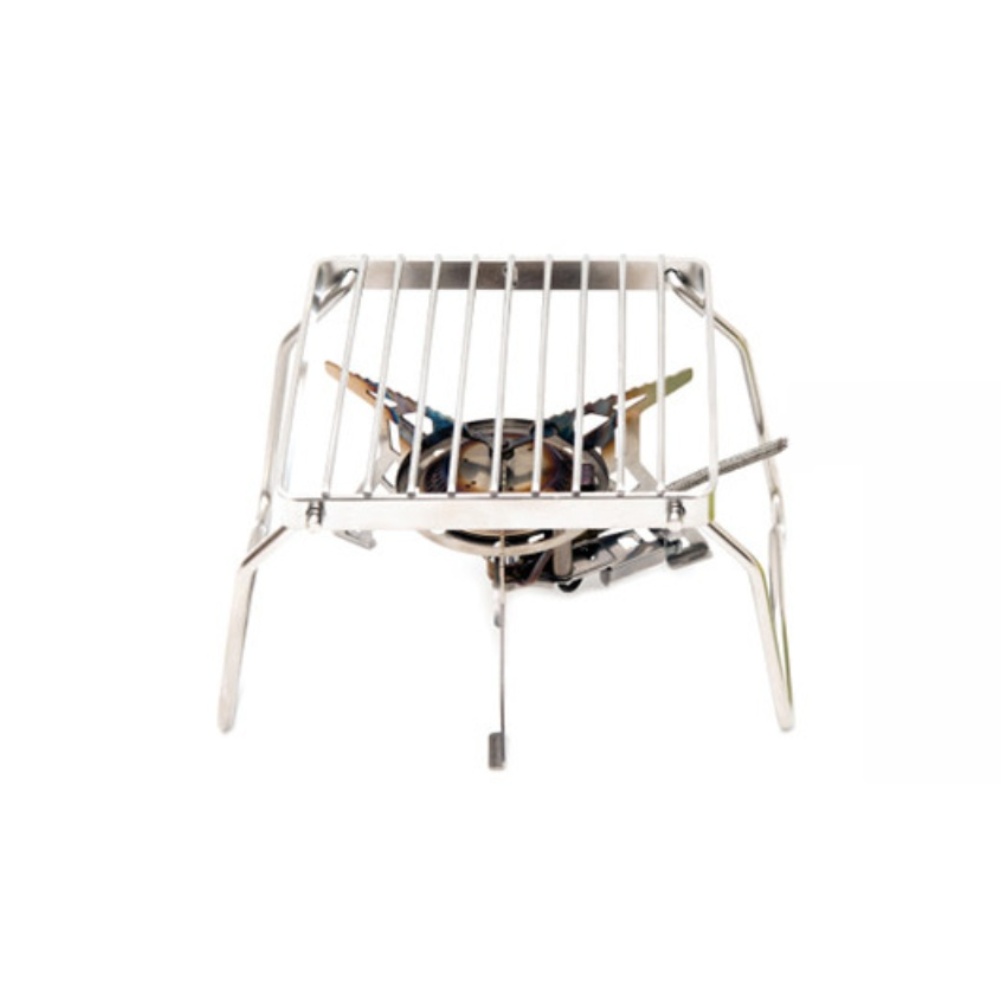 ミニキャンプストーブ用 キャンプストーブスタンド 調理用 バ - Camping Cooking Rack のレビューと価格