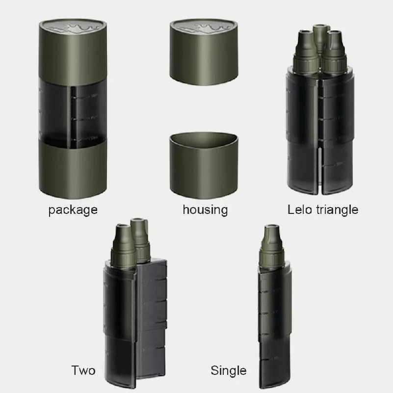 3 in 1 アウトドアキャンプ調味料ディスペンサーボトルバ - Camping Cooking Utensils Storage のレビューと価格