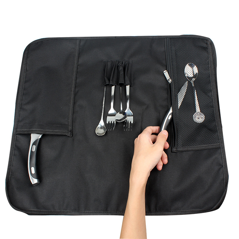 ポータブルナイフロールバッグオックスフォード複数のポケットキ - Camping Cooking Rack のレビューと価格
