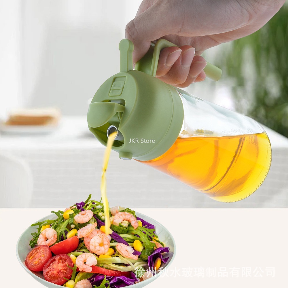 2 in 1 オリーブオイルスプレーディスペンサーボトル 大 - Camping Cooking Bbq のレビューと価格