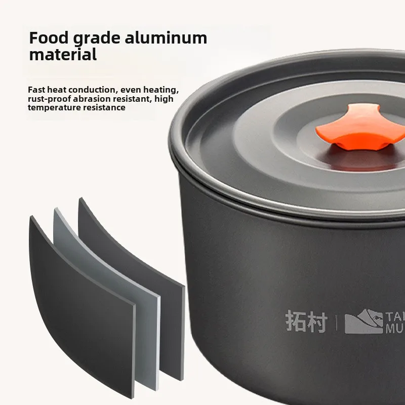 キャンプ調理器具セットアウトドアクッキング超軽量アルミポット - Camping Cooking Pots And Pans のレビューと価格