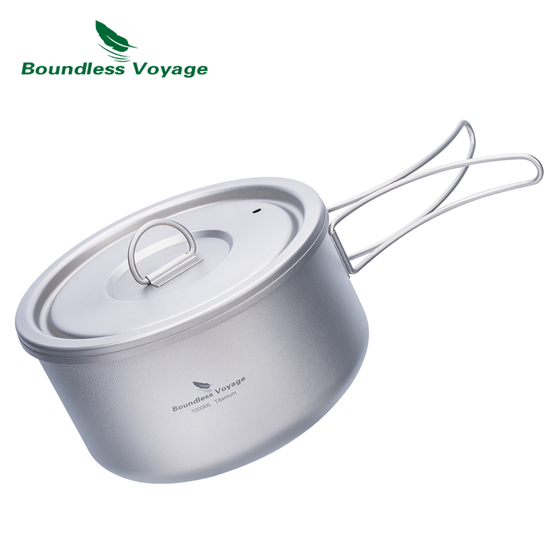 ふた付きのキャンプ用チタンポット,超軽量,屋外料理,単層,弁 - Camping Cooking Rack のレビューと価格