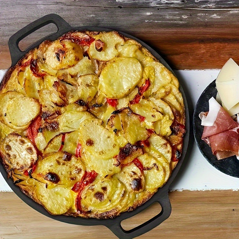 1 個鋳鉄屋外グリルパンノンスティック鉄板焼きプレートキャン - Camping Cooking Bbq のレビューと価格