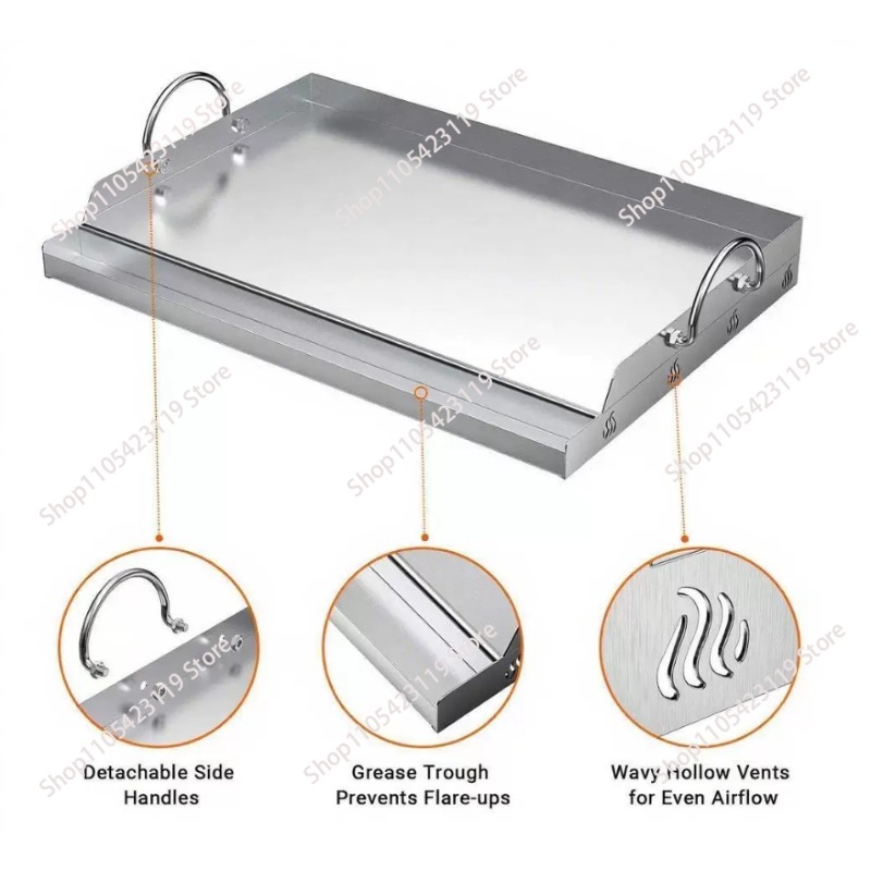 ステンレス鋼グリドルBBQツール キャンプグリル、テールゲー - Camping Cooking Flat Top のレビューと価格
