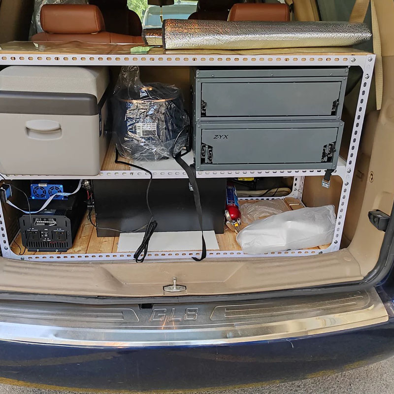 キャンピングキッチン収納ボックス オーバーランドスライドアウ - Camping Cooking Rack のレビューと価格