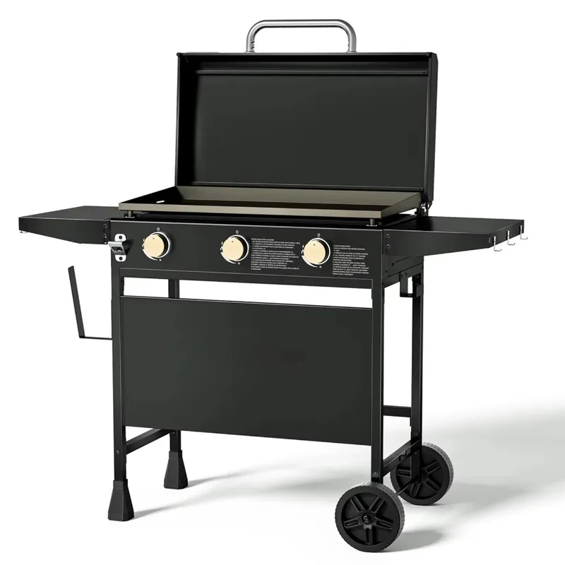 車輪付き屋外フラットトップ調理ステーション – テーブルトッ - Camping Cooking Flat Top のレビューと価格