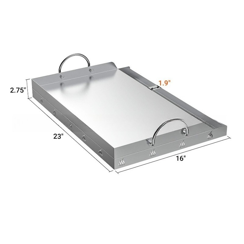 ステンレス鋼グリドルBBQツール キャンプグリル、テールゲー - Camping Cooking Flat Top のレビューと価格